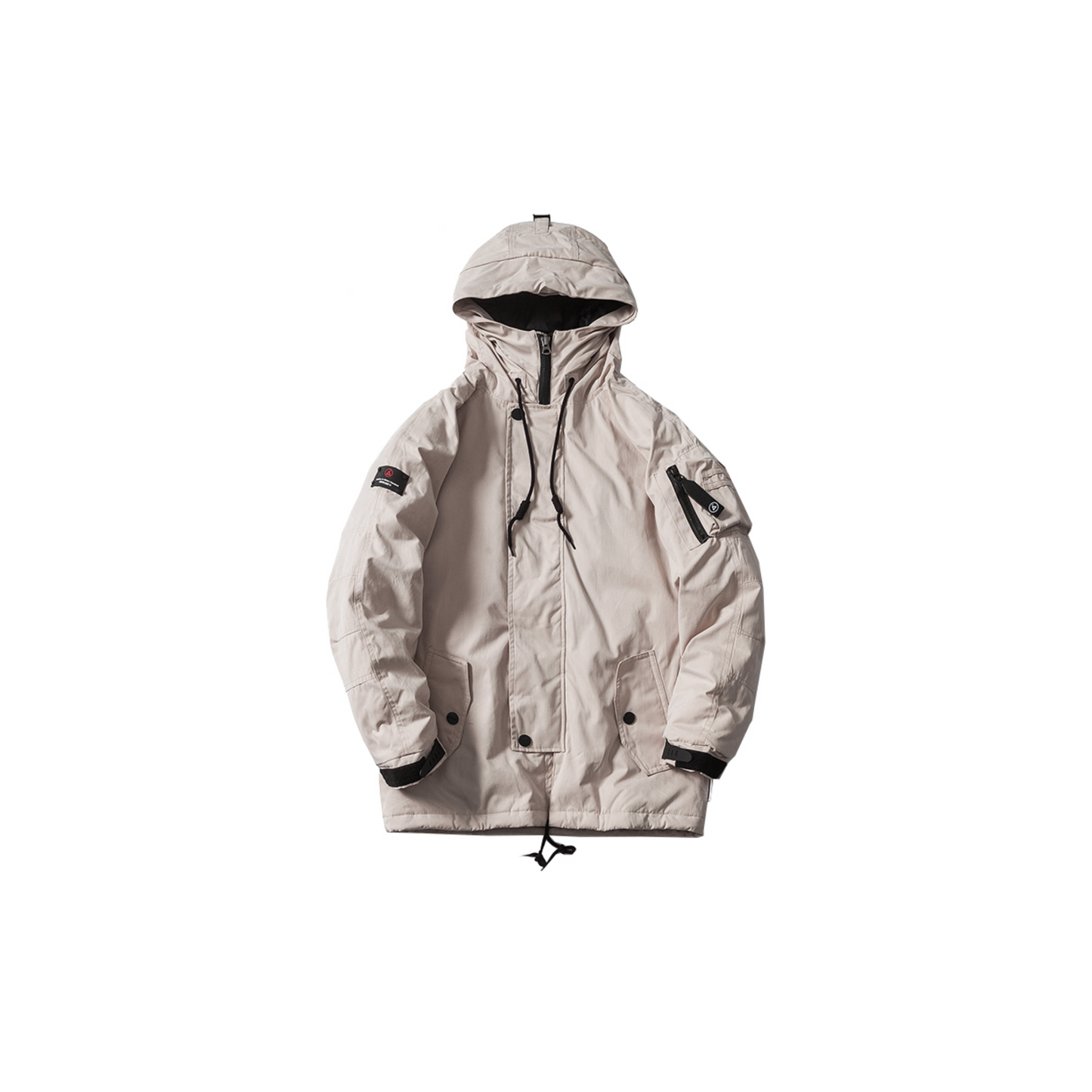 Mid-Length Thick Cotton-Padded Jacket