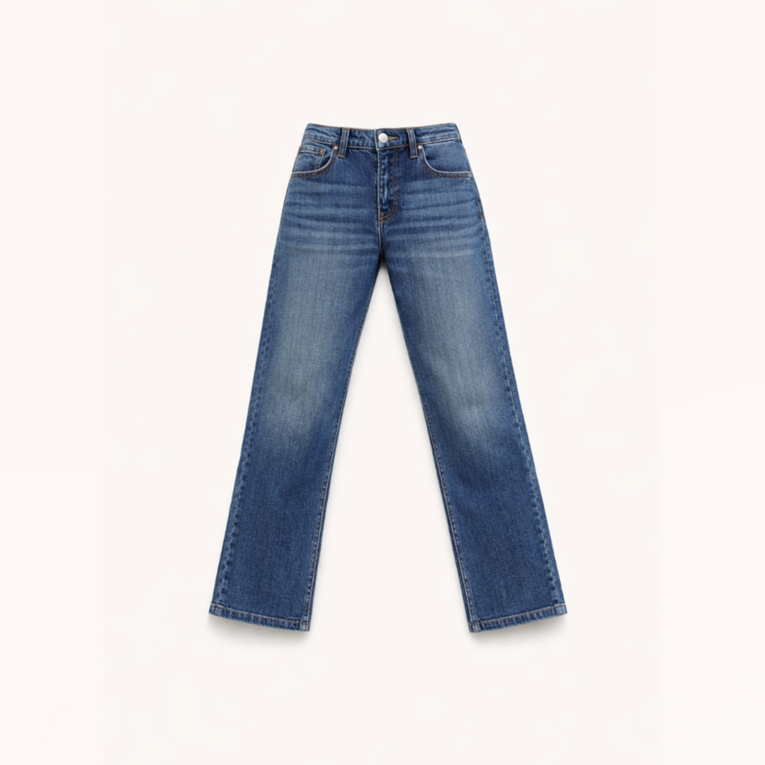 Deep Indigo Precision Straight Jeans