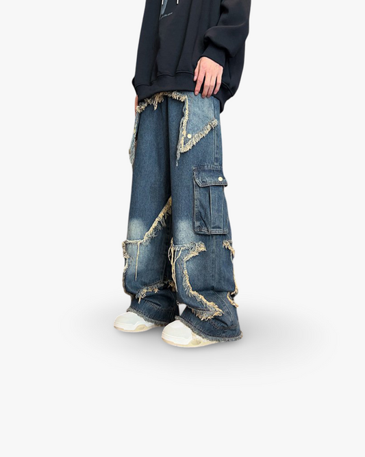 American Retro Loose Slimming Jeans Spring