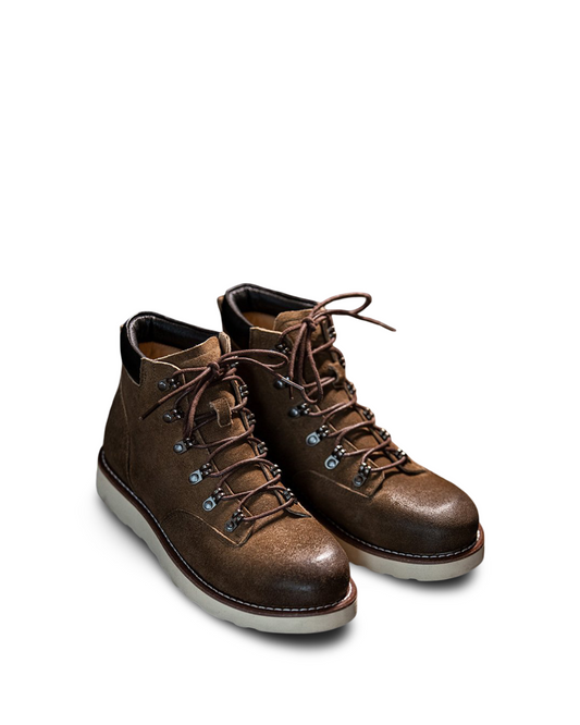 Men's Retro Mountaineering High-top Boots Calf Leather Shoes