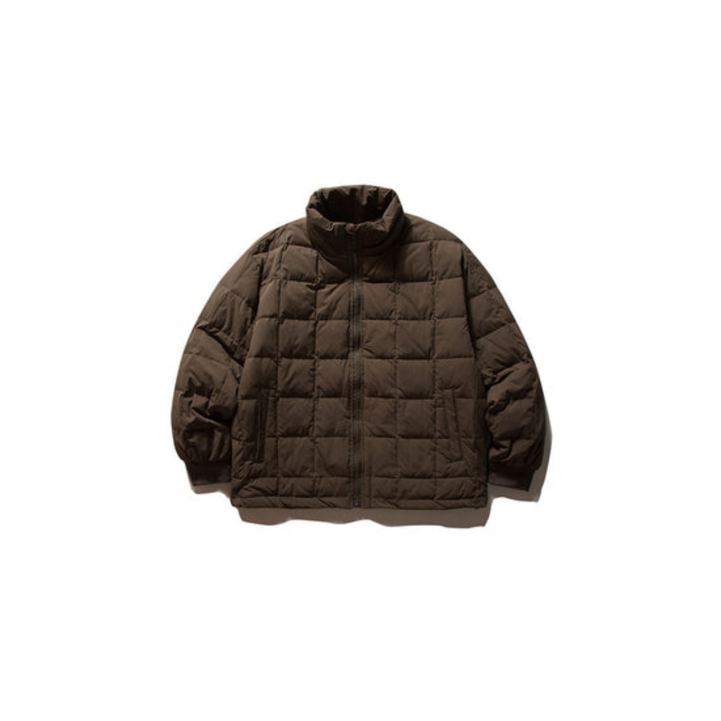 Stand Collar Solid Color Men And Women Down Jacket