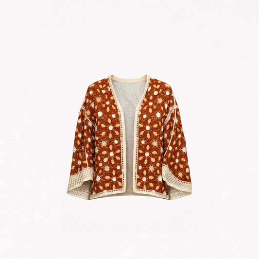 Solar Dust Crochet Cardigan