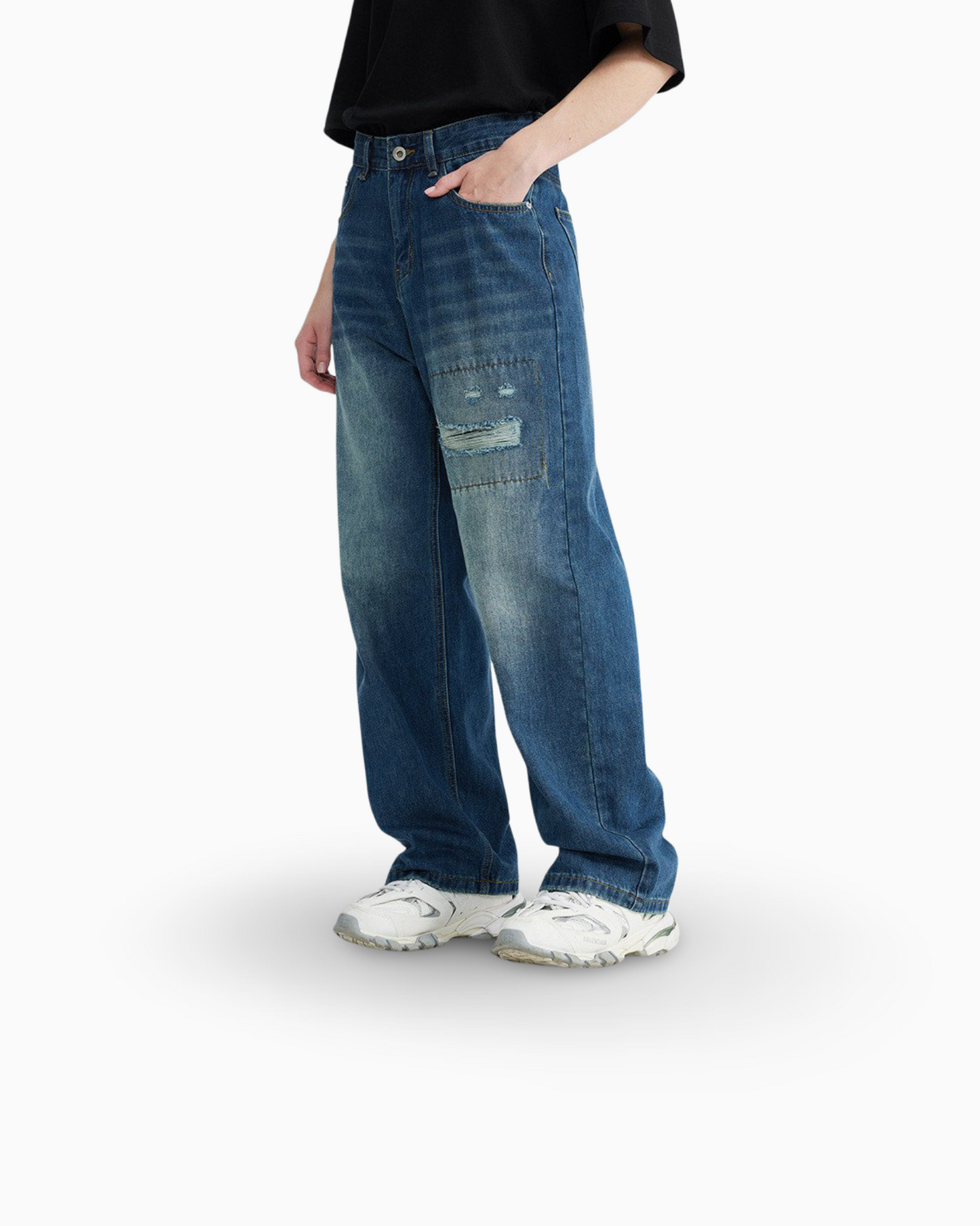 Fashion Loose Cool Vintage Jeans For Men