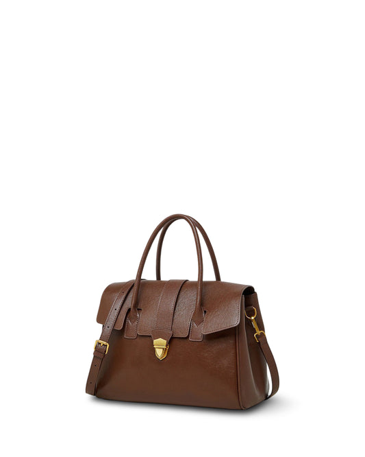 Retro Genuine Leather Portable New Large Capacity Briefcase