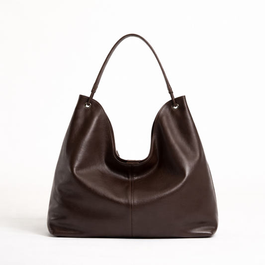 Full Cowhide Lined Hobo Bag — Natural Drape Structure